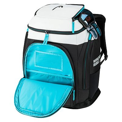 Превью  Рюкзак горнолыжный для вещей HEAD Rebels S 70 L Black/White/Speed Blue (383045)